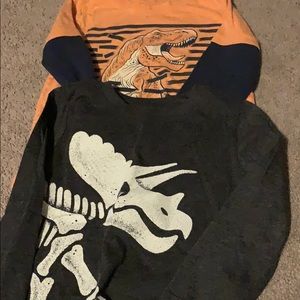 2 Boys Dinosaur Shirts
